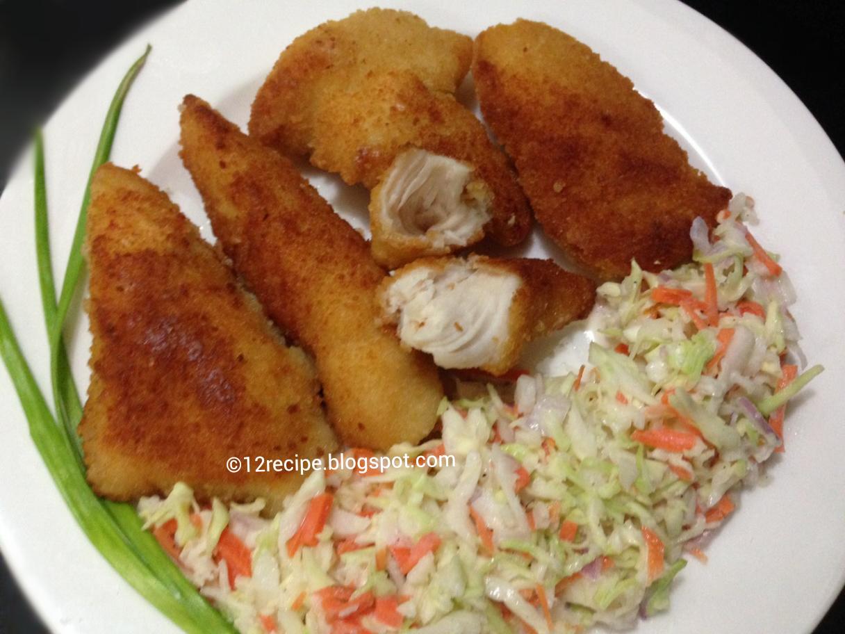 Breaded Chicken Breast Patties Recipe Book