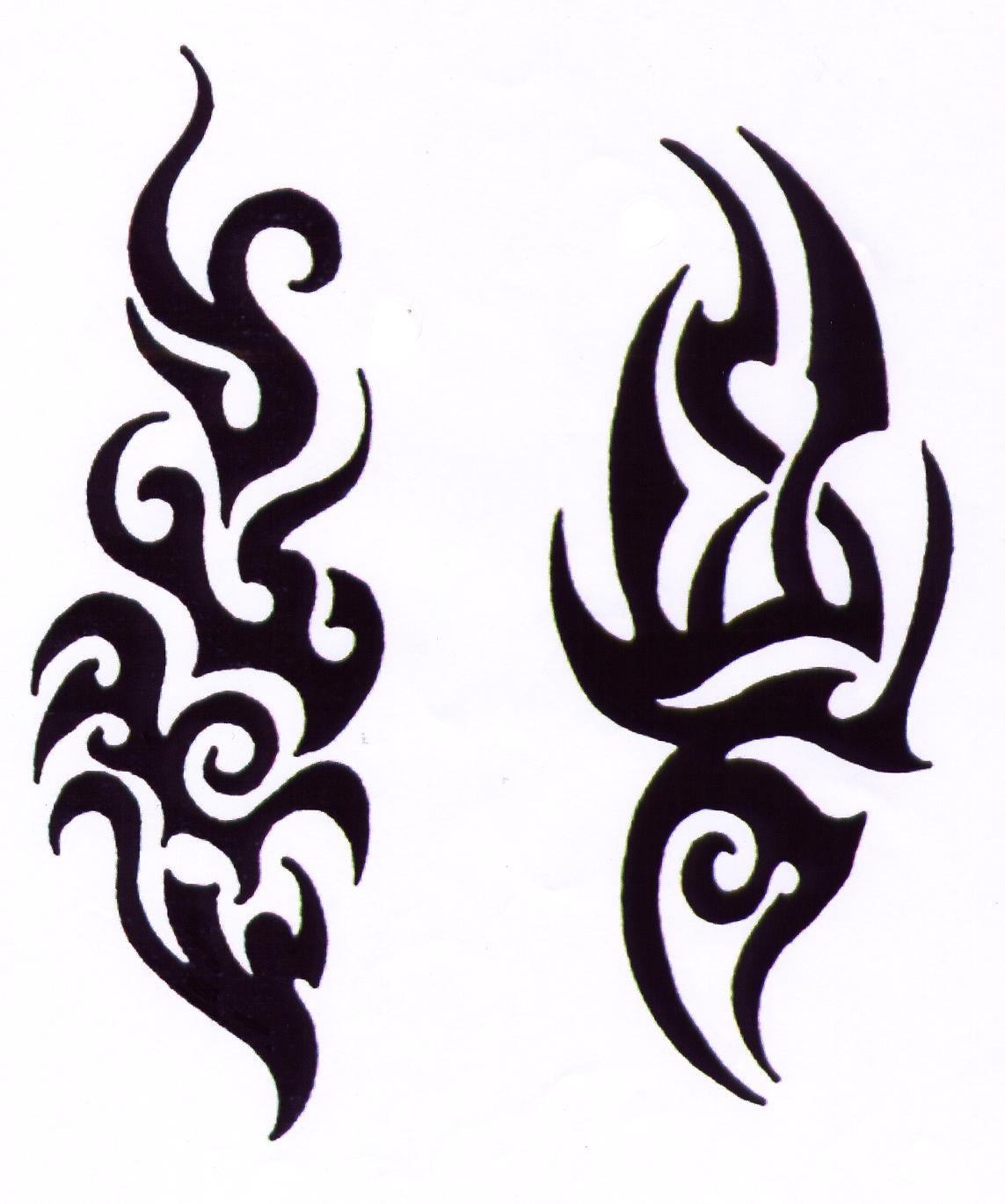 Prince Tattoo TRIBAL VERTICAL