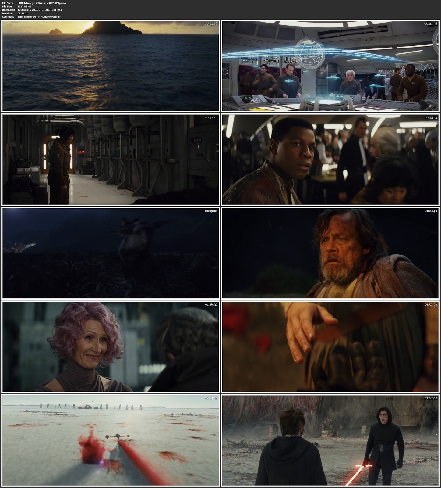 Star Wars The Last Jedi 2017 ORG Hindi Dual Audio 480p BluRay 450MB Download