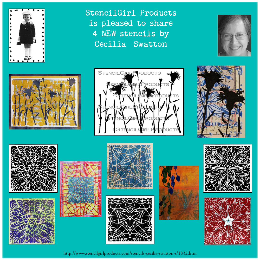 StencilGirl Talk Intricate New Stencils from Cecilia Swatton