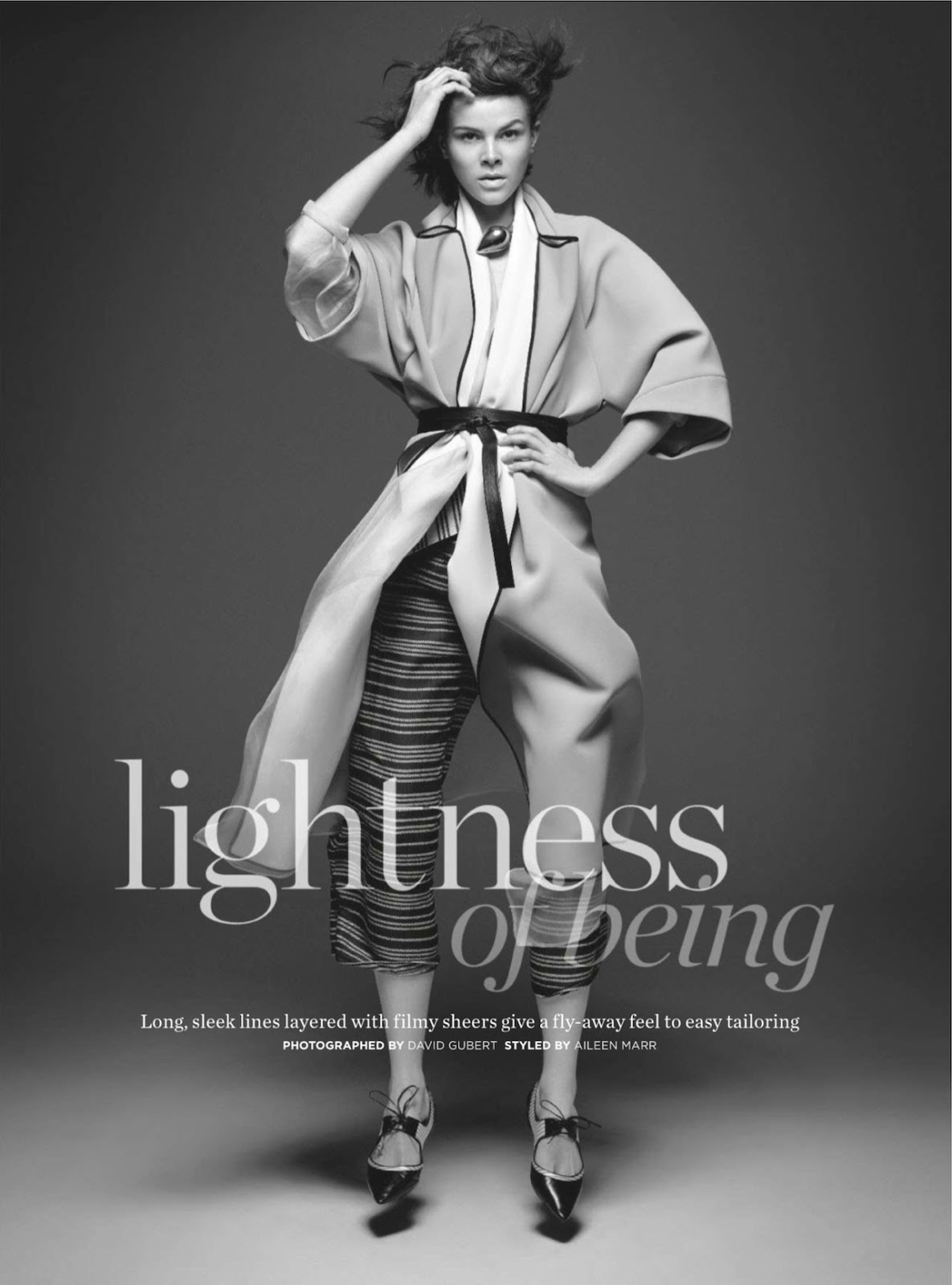 lightness of being: ruby jean wilson by david gubert for marie claire ...
