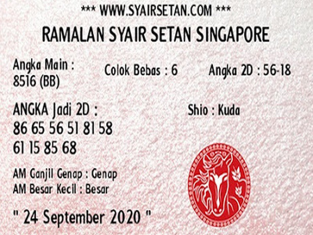 PREDIKSI togel singapura