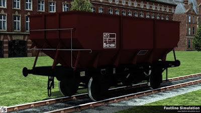 Fastline Simulation: This rebodied dia 1/146 21T hopper is in ex-work freight brown livery (although it’s unfitted) complete will fully boxed data panel with HTO TOPS code.
