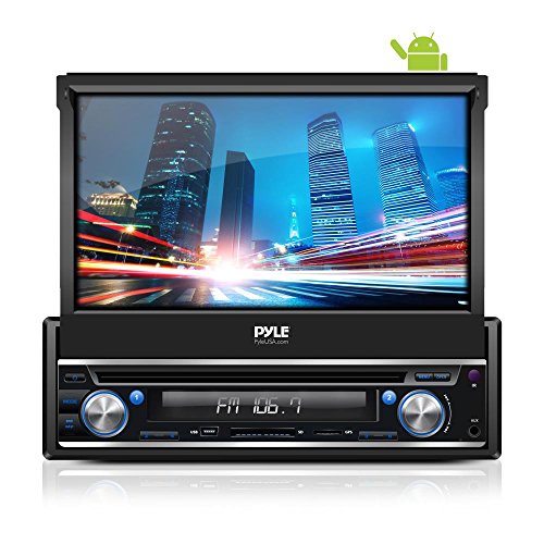 UNITOPSCI Double Din Car Radio Andriod 8.1 Car Stereo with Bluetooth Support WiFi GPS Navigation Android//iOS Mirror Link Reverse Camera SWC DVR USB FM TF 7 HD Touch Screen 1G+16G Car MP5 Player