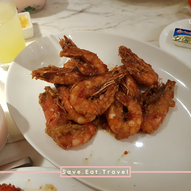 Marriott Cafe Sweet Chili Shrimps