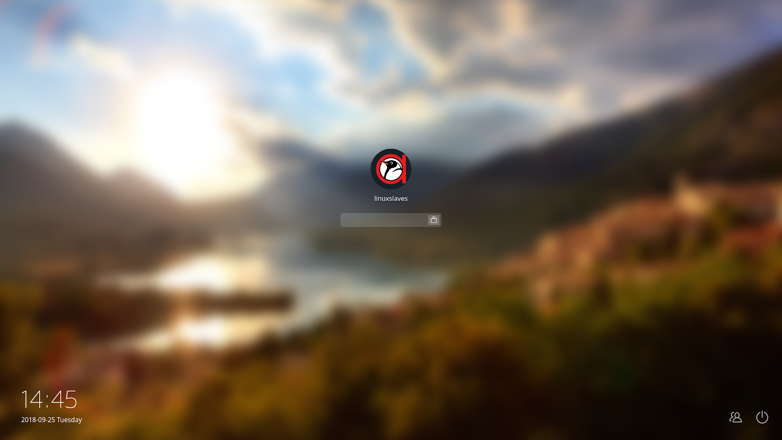 Resultado de imagen de login screen deepin