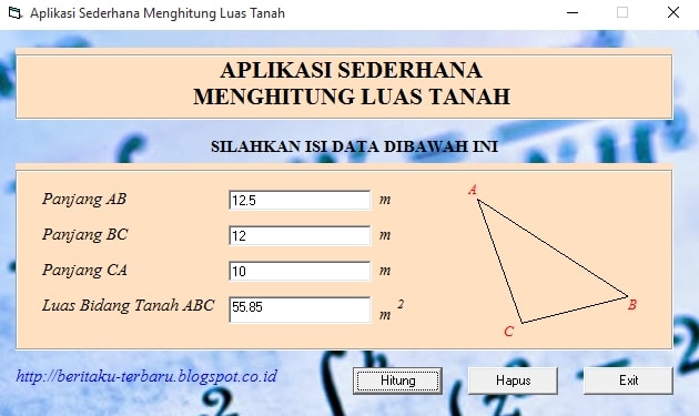 Cara Menghitung Luas Tanah Tak Beraturan Ini Aturannya