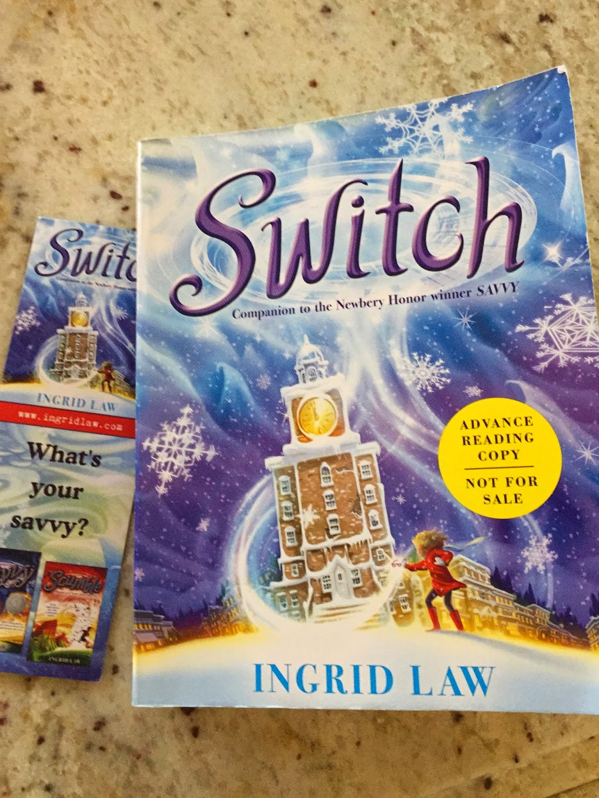 Bookshelf Detective by Kim Tomsic SWITCH by Ingrid Law, the Third Book
