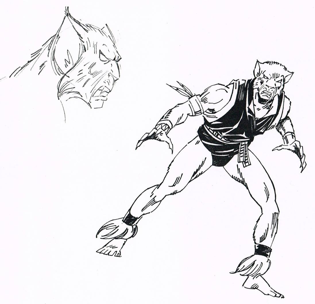Marvel Comics of the 1980s: Puma Early Designs by Ron Frenz and Tom DeFalco