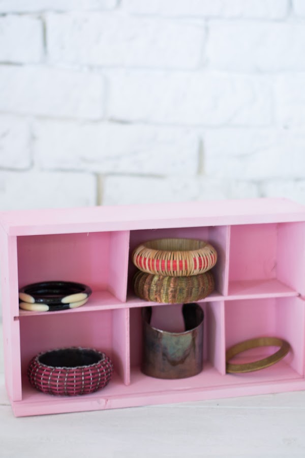 Joyero caja de vino diy 