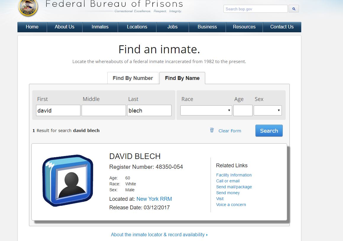 Former Bio King Now In Halfway House Jewforjustice