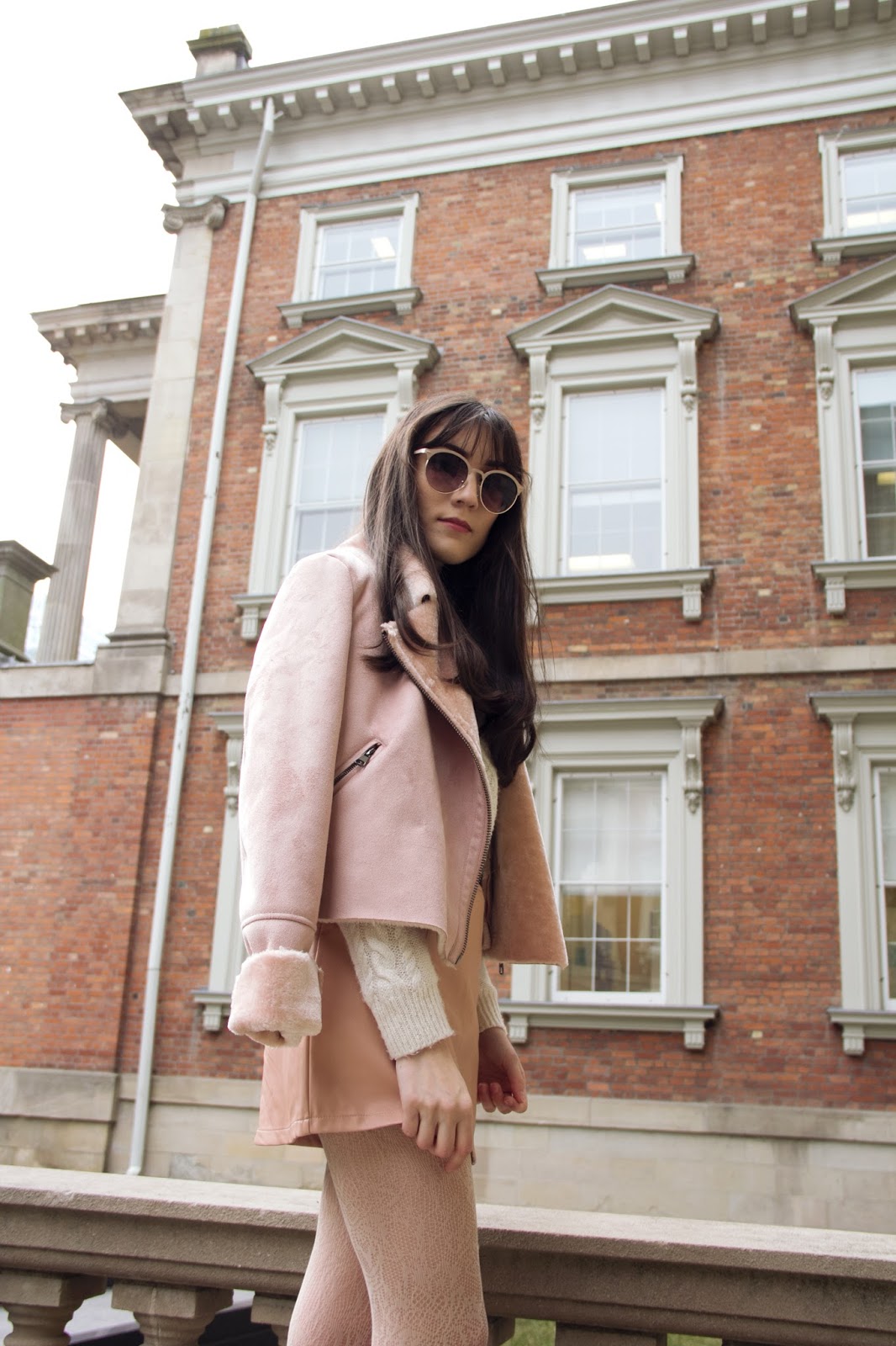 Light Pink Shearling Carolina Pinglo