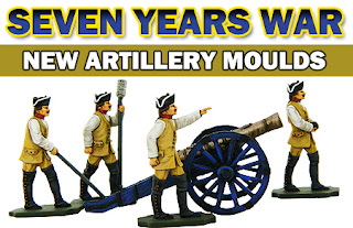 New Prince August moulds | Seven Years War Artillery moulds.
