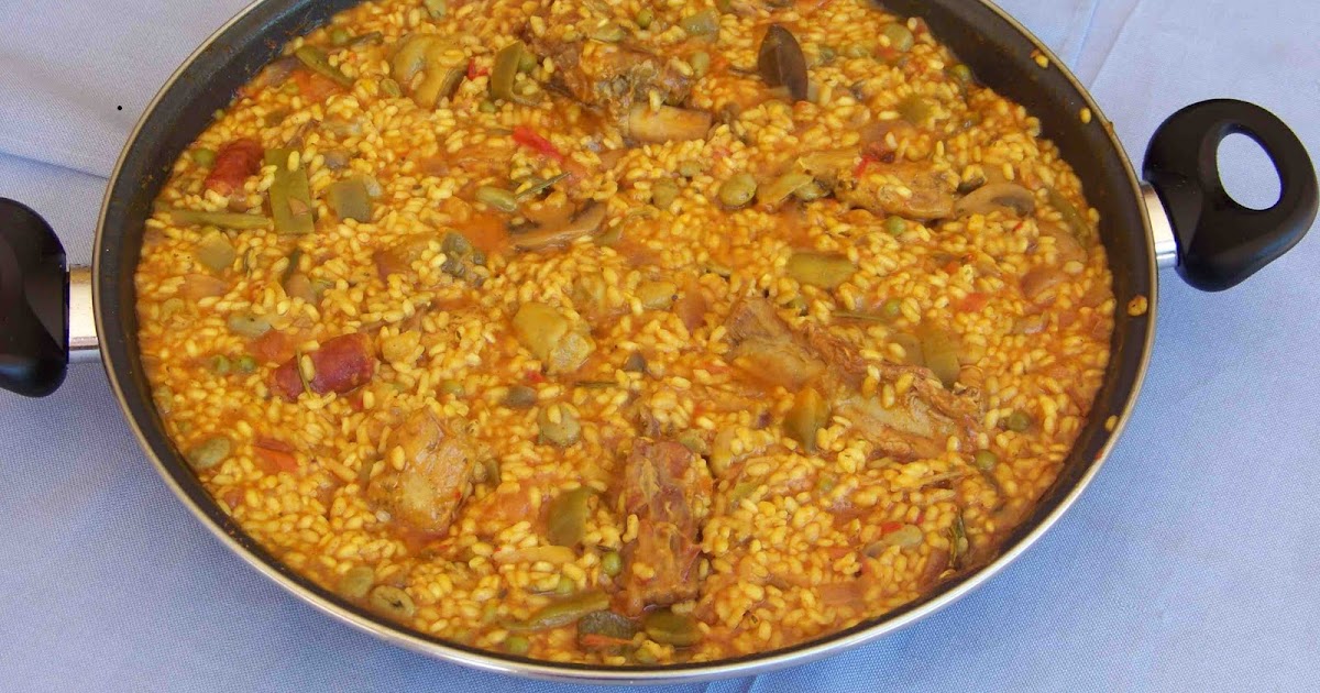 Culinaria y otras cosas Paella de verdura con pollo y costillas