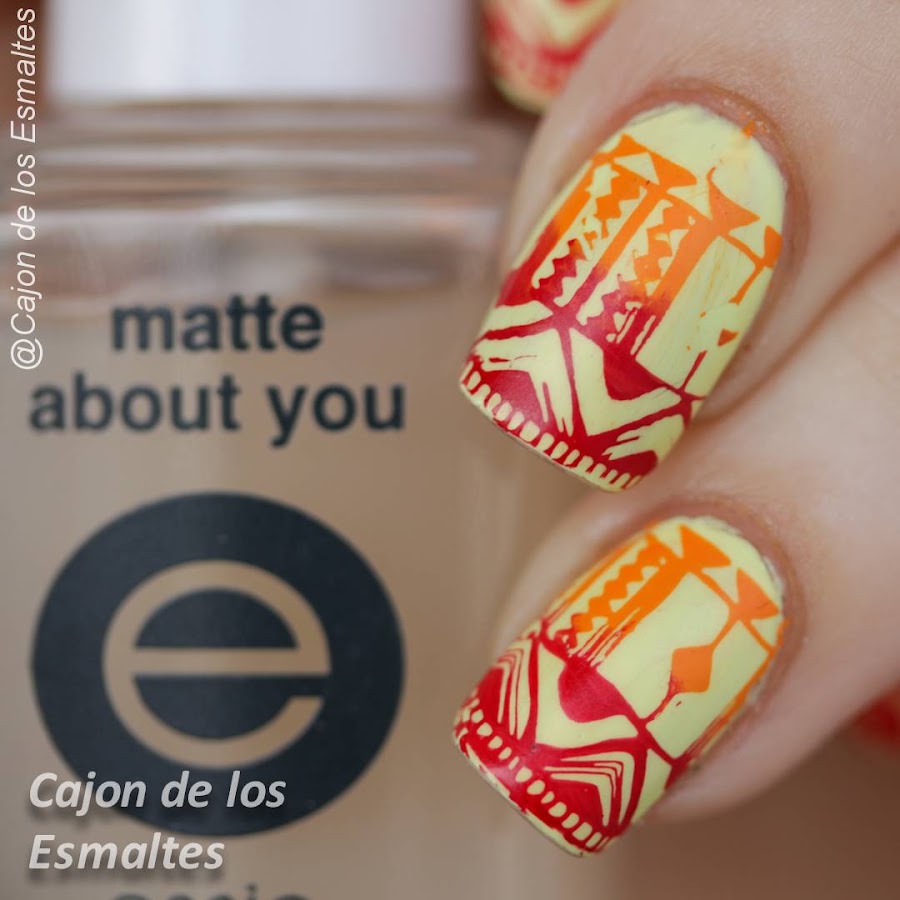 Diseño de uñas tribales - Placa BP-X05