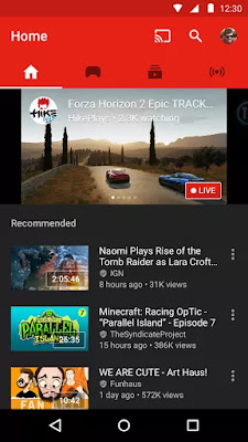 youtube gaming apk