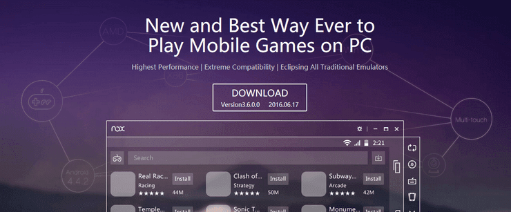 Nox Android emulator