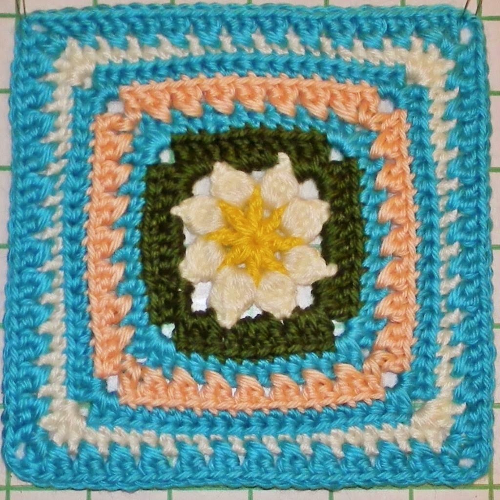 Free Crochet Granny Square Pattern - Walled Garden