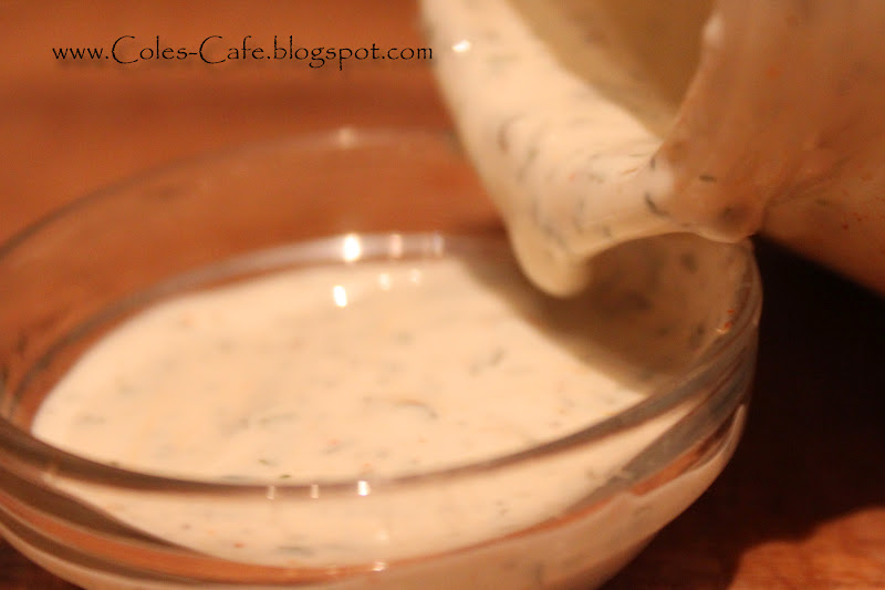 Coles Cafe Homemade Ranch Dressing