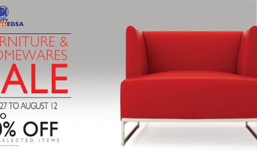 Home Living: SM City North EDSA Furniture and Home Ware SALE from July 27 – August 12.