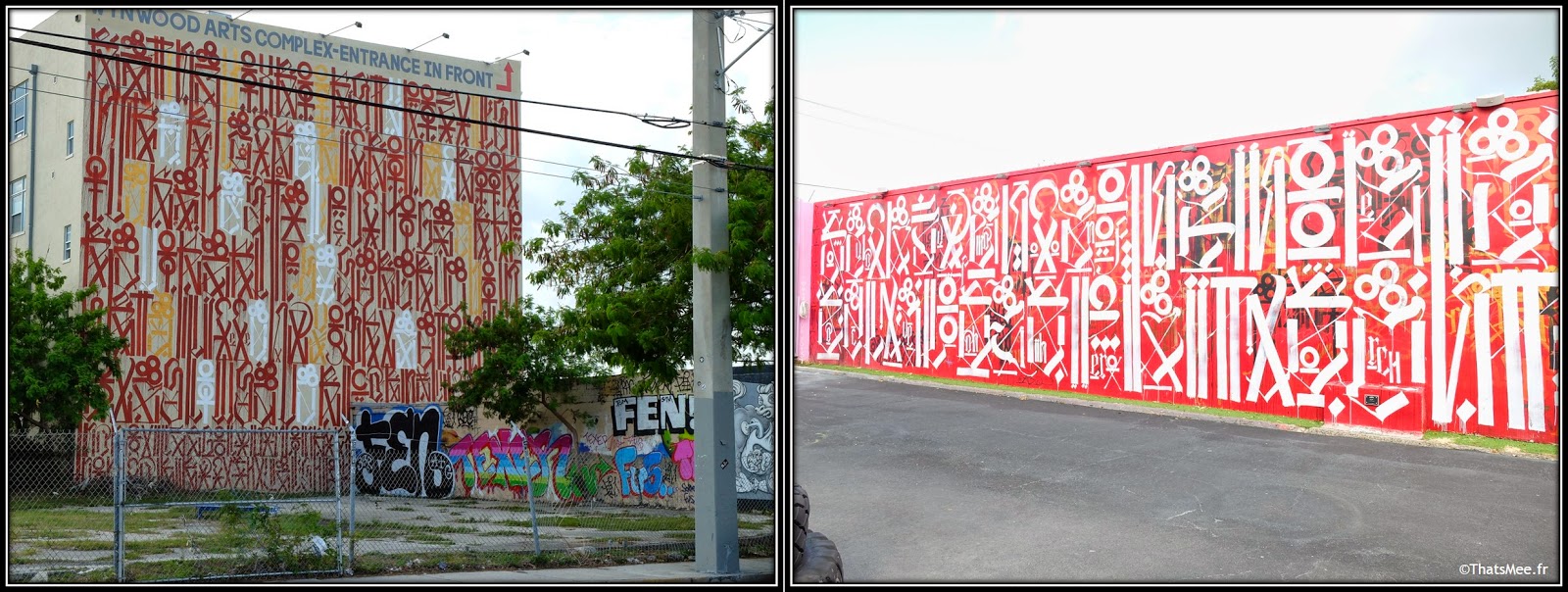 Miami Art Basel street artist Retna signes arabes Wynwood Walls Art District Miami