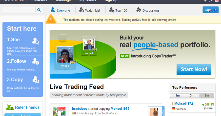 Plataforma forex etoro