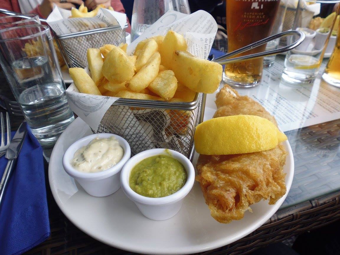 Fish & Chips típico plato irlandés (@mibaulviajero)