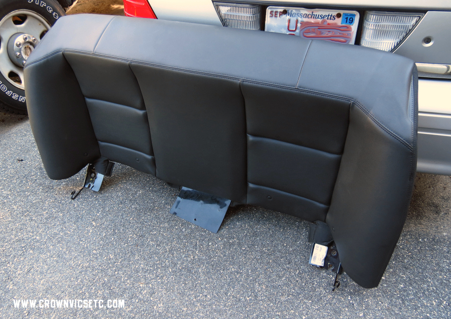 The Crown Vics ETC Blog Swapping Rear Seats in a 2013 Ford Police