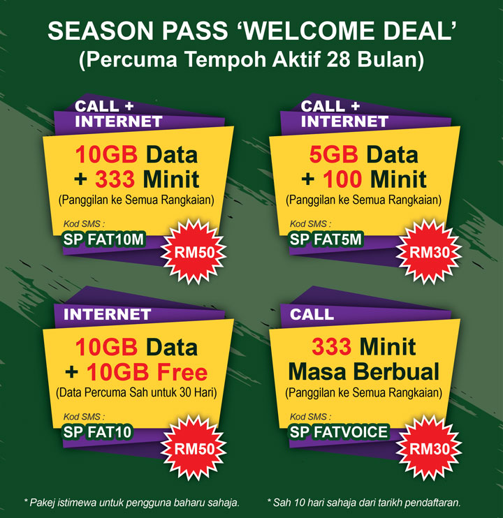 Season Pass Welcome Deal Season Pass Welcome Deal
