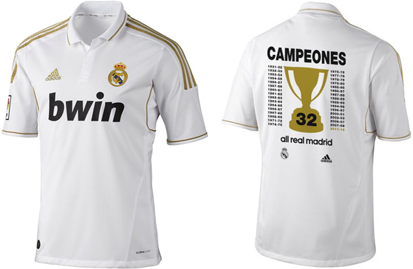 camiseta Real Madrid Campeón de Liga 2012