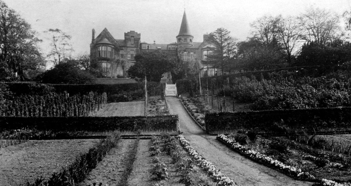 Tour Scotland Old Photograph Glen House Paisley Scotland