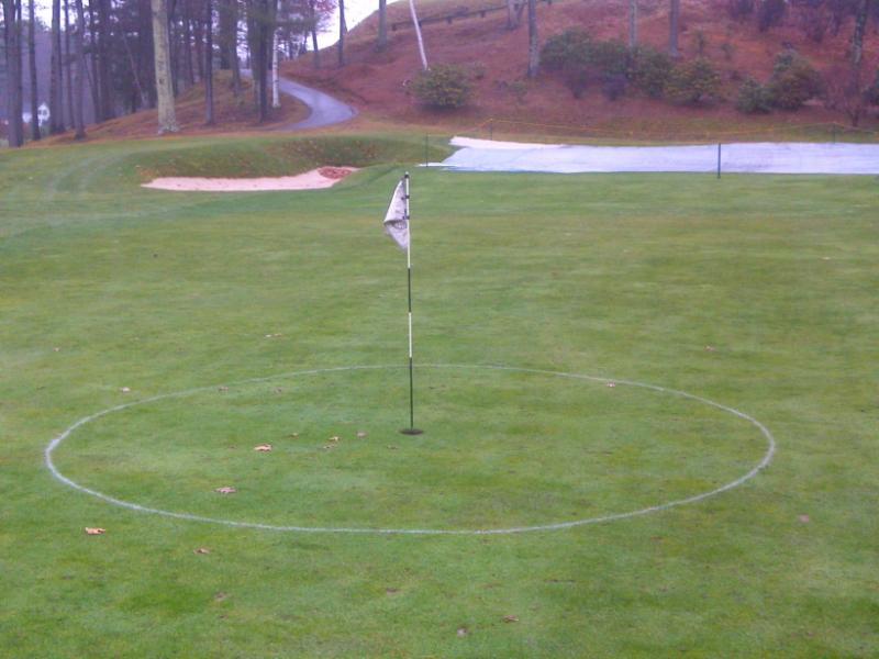 Concord CC Grounds Management Dept. Temporary Greens