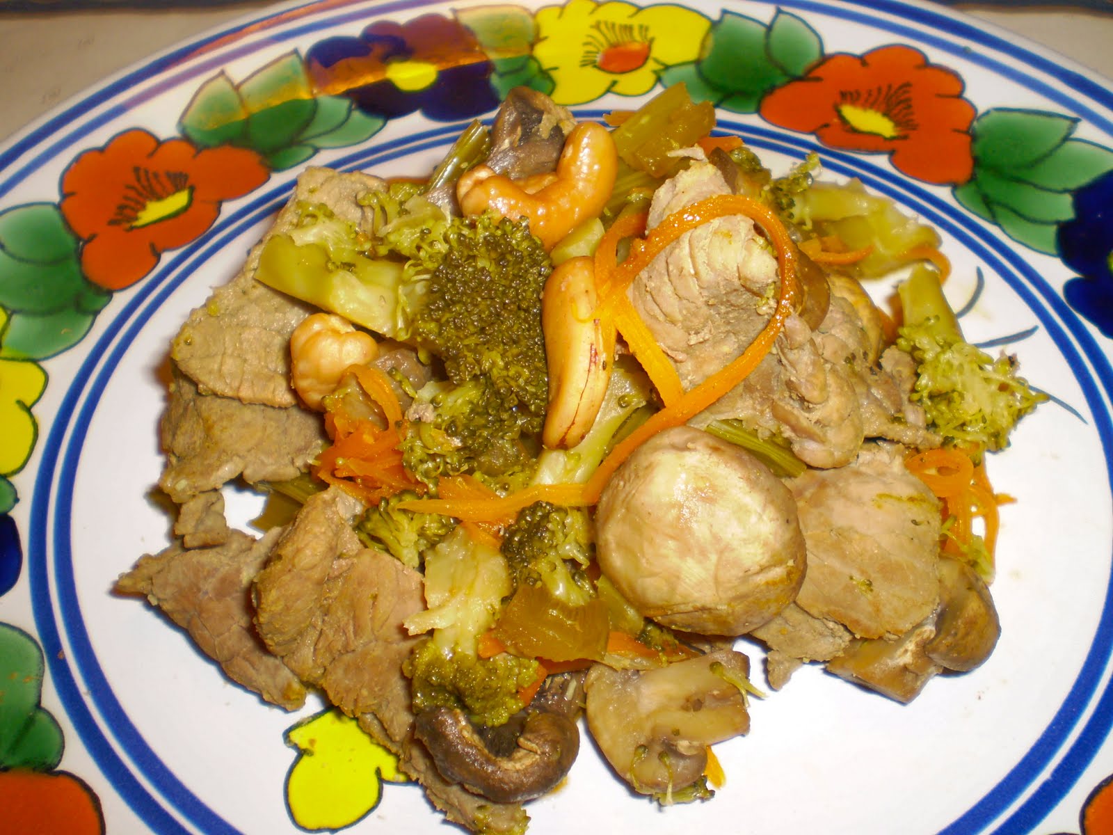 Sazón del corazón: Carne de res con verduras estilo Oriental
