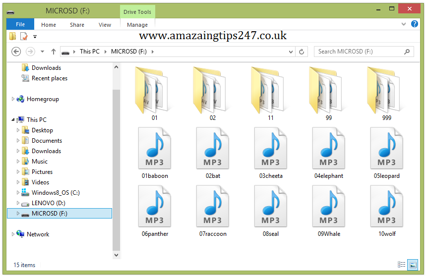 How to play soundtracks from different folders in catalex mp3 player