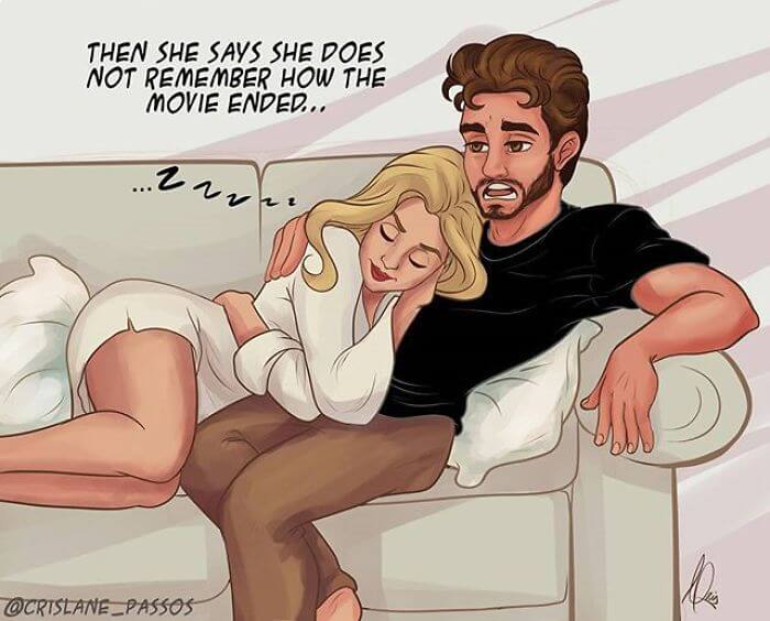 30 Fascinating Comics That Show What It's Like To Be In A Romantic Relationship