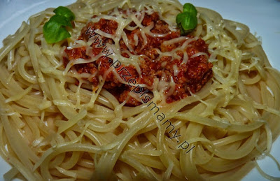Makaron w sosie bolognese Makaron w sosie bolognese