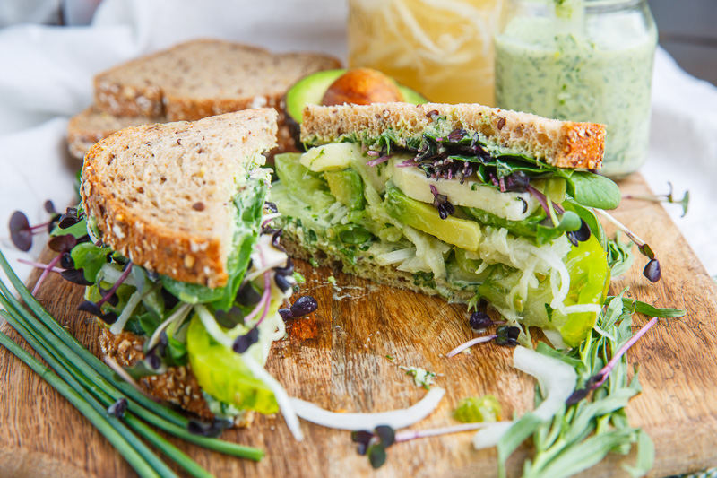 Green Goddess Sandwich Green Goddess Sandwich