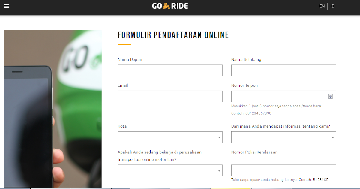 cara daftar gojek cara daftar gojek