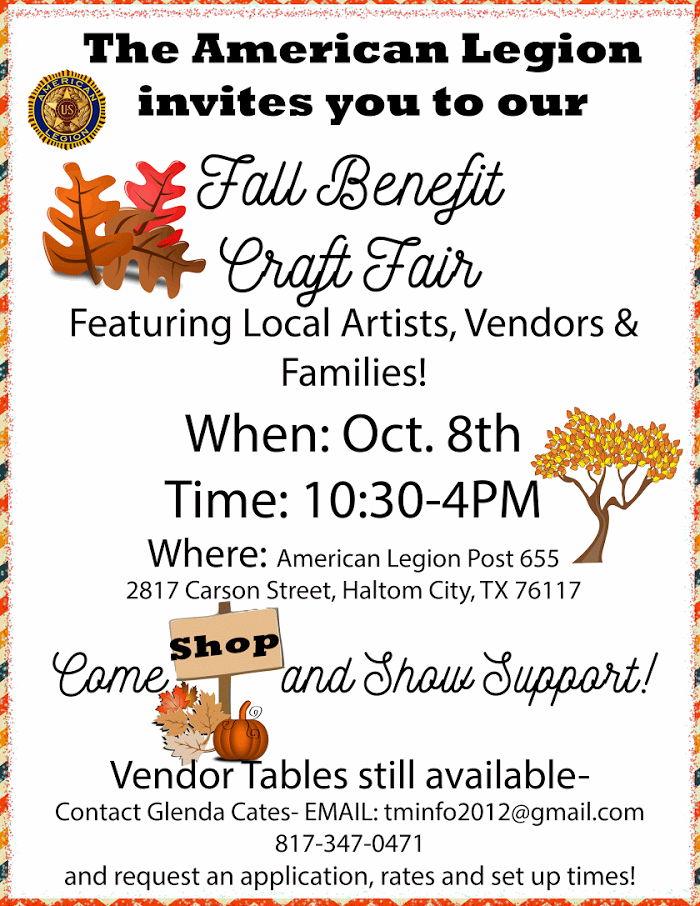 DFWCraftShows American Legion Benefit Craft Fair