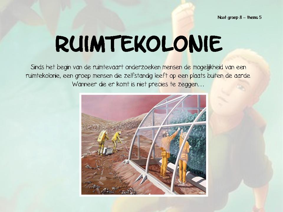 Juf Chantal: Naut groep 8 - thema 5