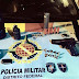 PM prende dupla com carro roubado, granada, armas e munições em Taguatinga