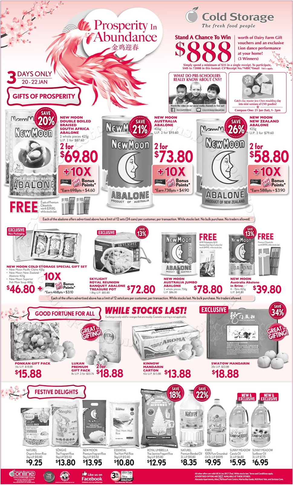 Cold Storage CNY Promotion 20 24 January 2017 Supermarket Promotions