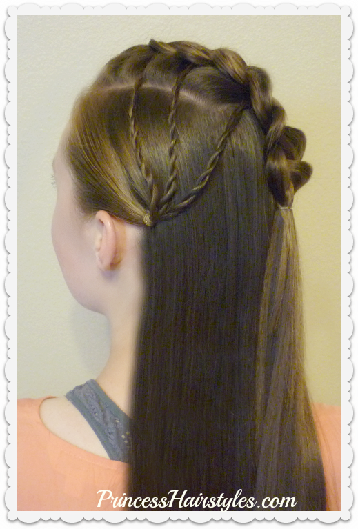 How To Make A Faux Hawk Fan, Half Up Hairstyle Hairstyles For Girls