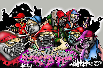 Kumpulan gambar  gambar  grafiti Paling  Keren  dan Funky 