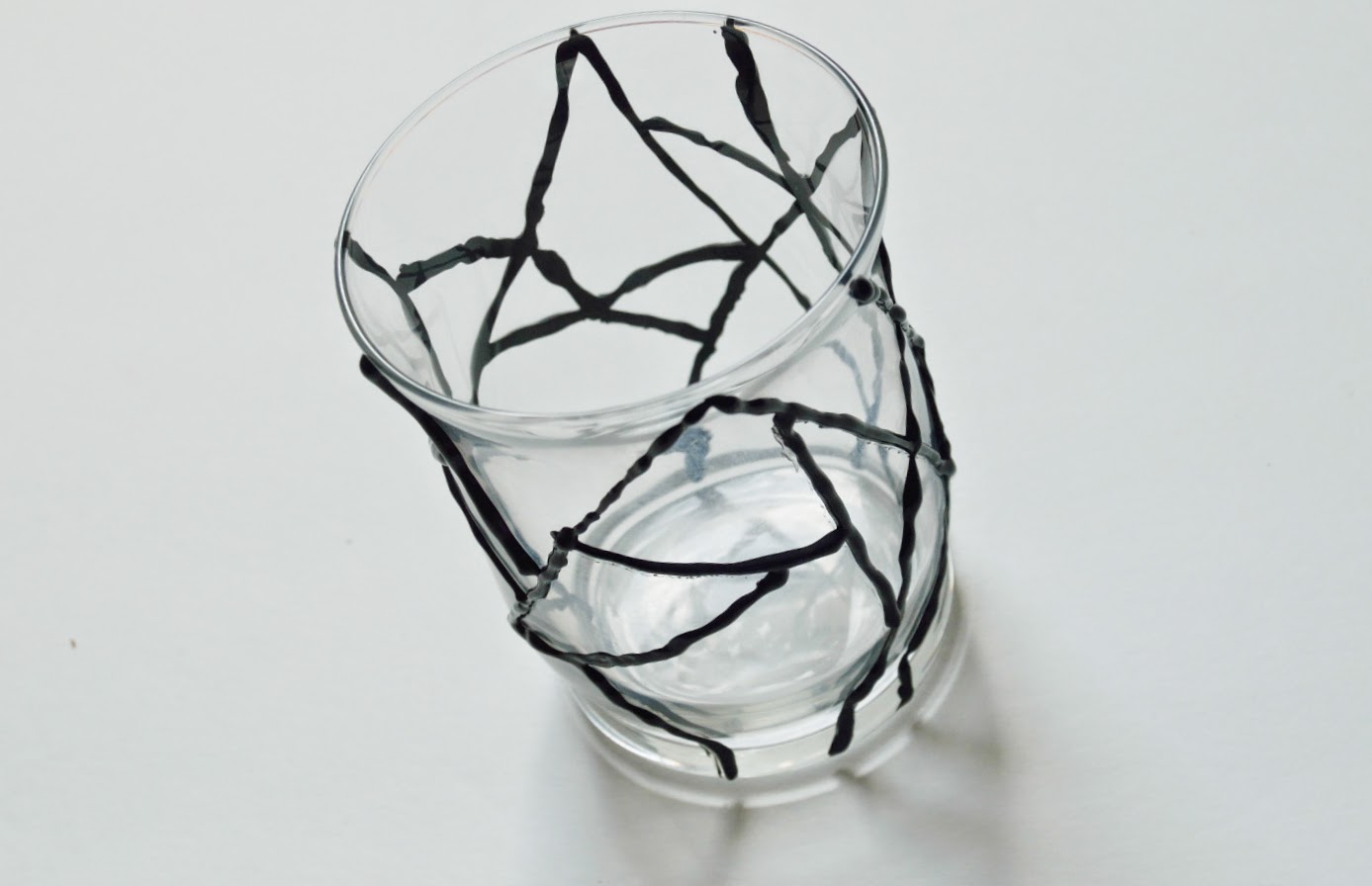 Vikalpah DIY Stained glass Candle holder