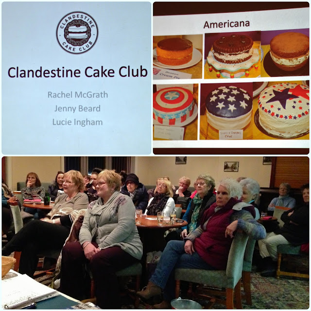 Bolton Clandestine Cake Club - Presentation to Horwich WI