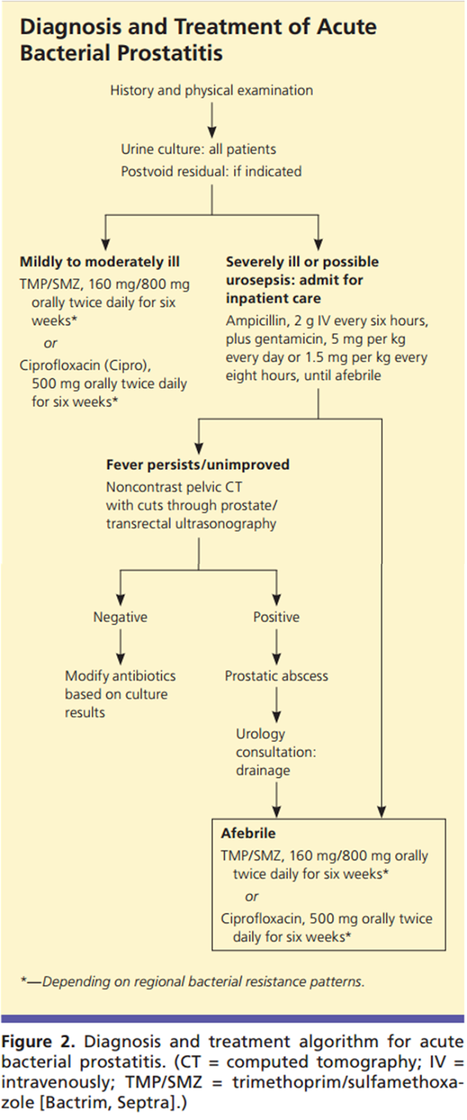 bactrim for prostatitis