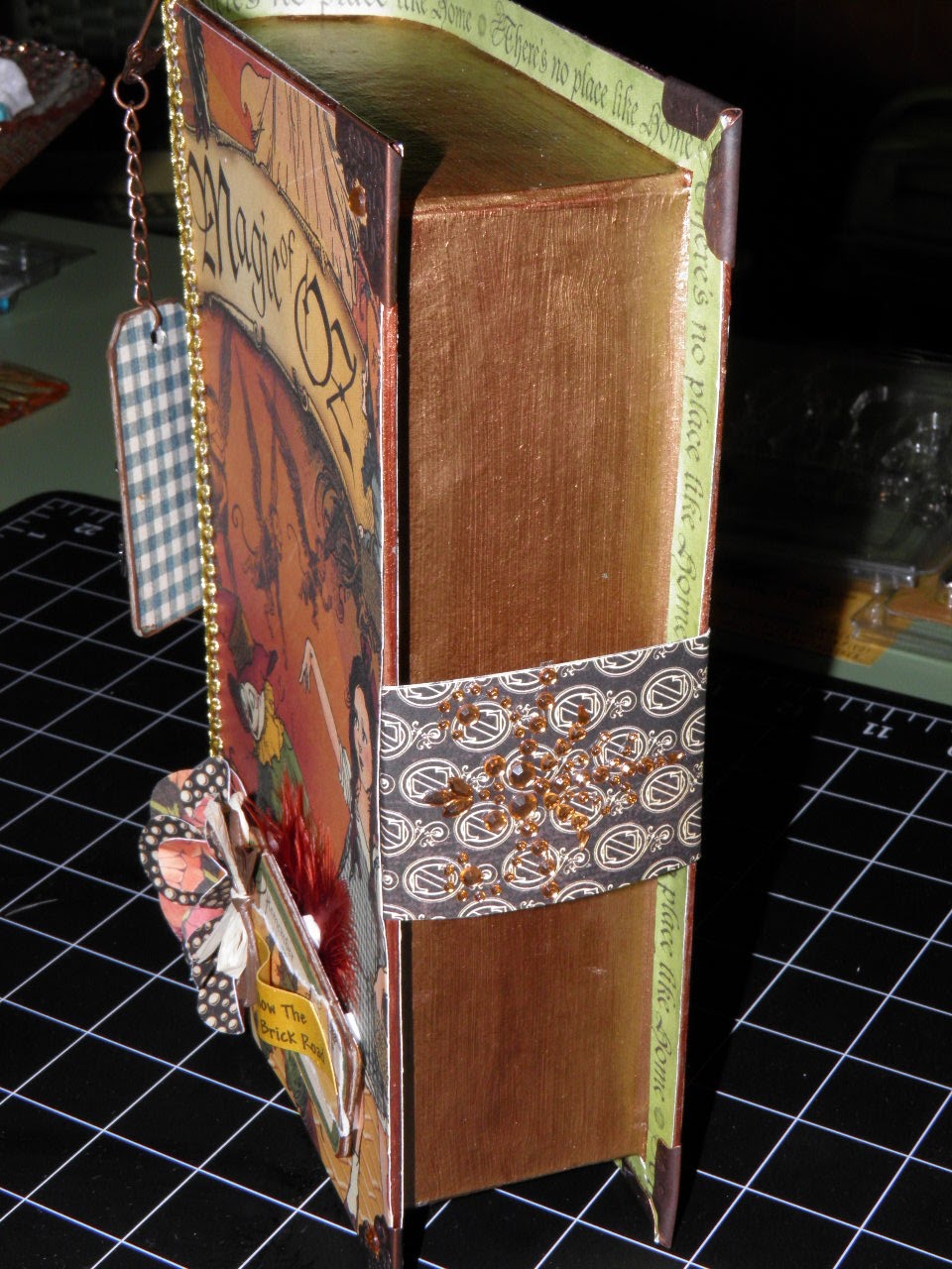 ScrapNDaze Altered Paper Mache Book