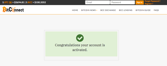 Huong dan cach dang ky tai khoan dau tu Bitconnect