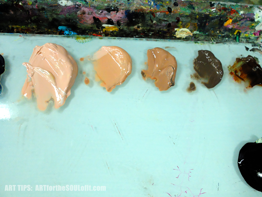 ART for the SOUL of it: ART TIP: Keeping Acrylic Paints Wet